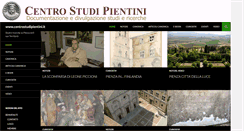 Desktop Screenshot of centrostudipientini.it